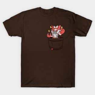 Pocket Shiny Wrestle Cat Starter T-Shirt